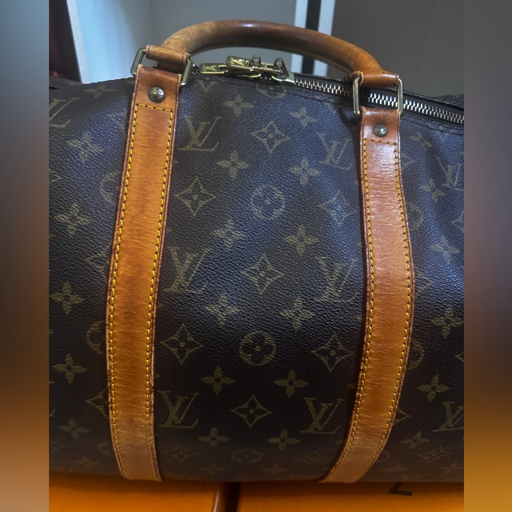 Louis Vuitton Keepall Duffle Bag 50 Monogram - Picture 7 of 14